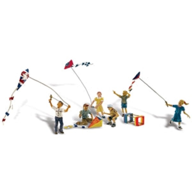 WOODLAND SCENICS A1937  WINDY DAY PLAY HO/ OO FIGURES