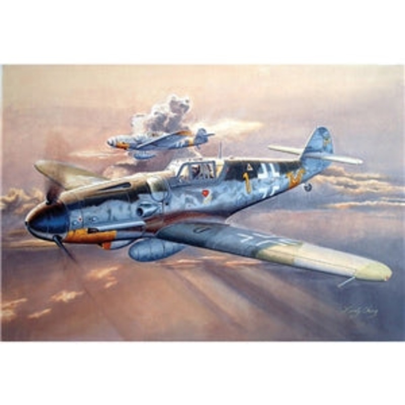 TRUMPETER 02296  German Air Force Messerschmitt Me Bf 109G-6 (Early) Fighter Aircraft 1/32 SCALE