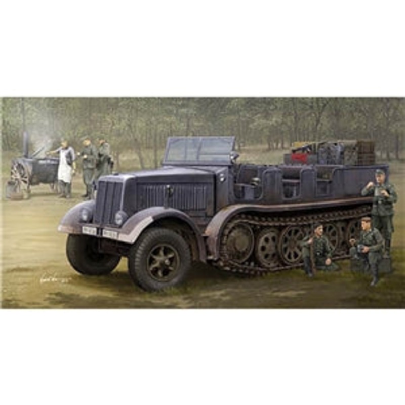 TRUMPETER 09538 German Army SdKfz 8 (DB9) Half-Track Artillery Tractor  1/35 SCALE