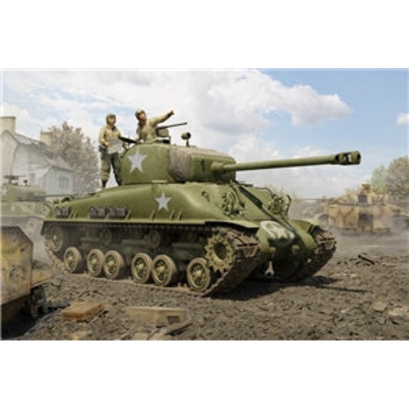 TRUMPETER US Army M4A1E8 Sherman Easy Eight WWII Medium Tank 1/16 SCALE