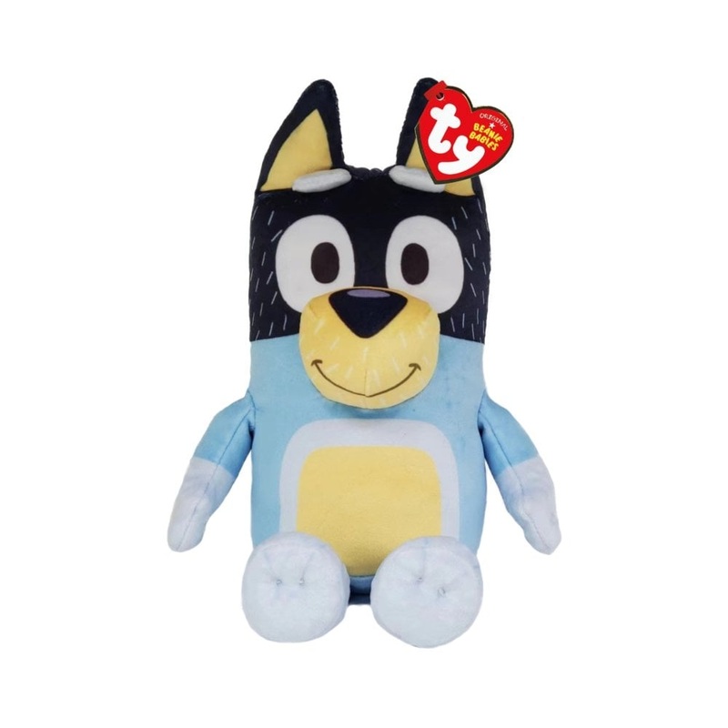 TY 44028 BLUEY BANDIT BEANIE BABIES PLUSH TOY