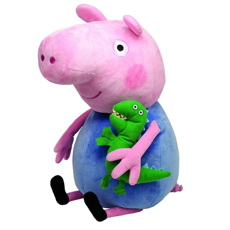 TY 46130 PEPPA PIG GEORGE BEANIE BABIES