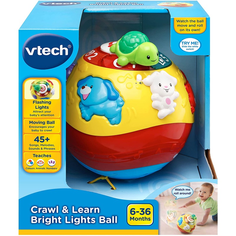 VTECH 184903 CRAWL AND LEARN BRIGHT LIGHTS BALL