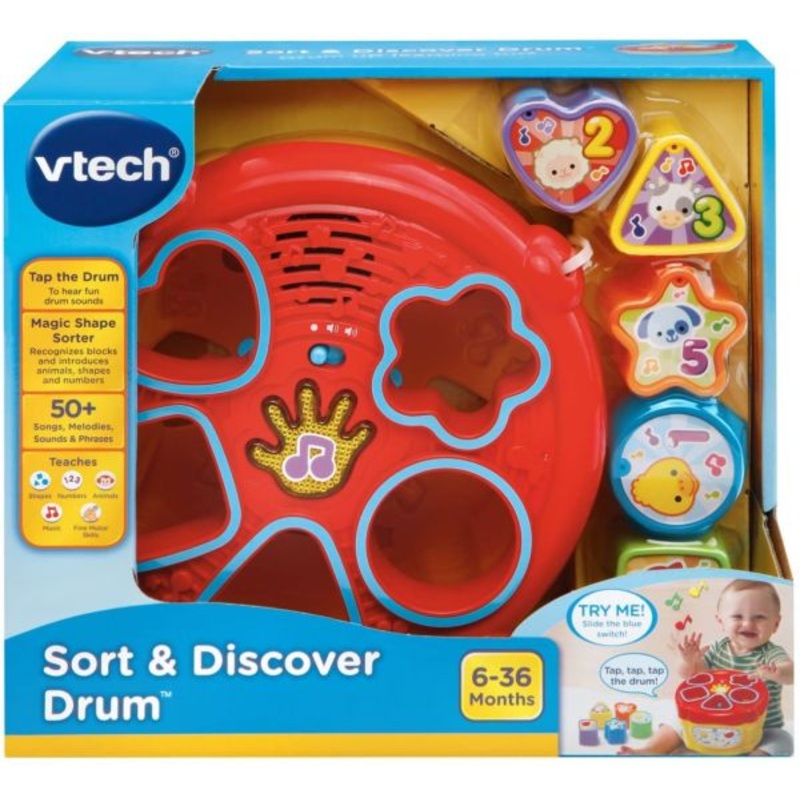 VTECH 185103 SORT AND DISCOVER DRUM