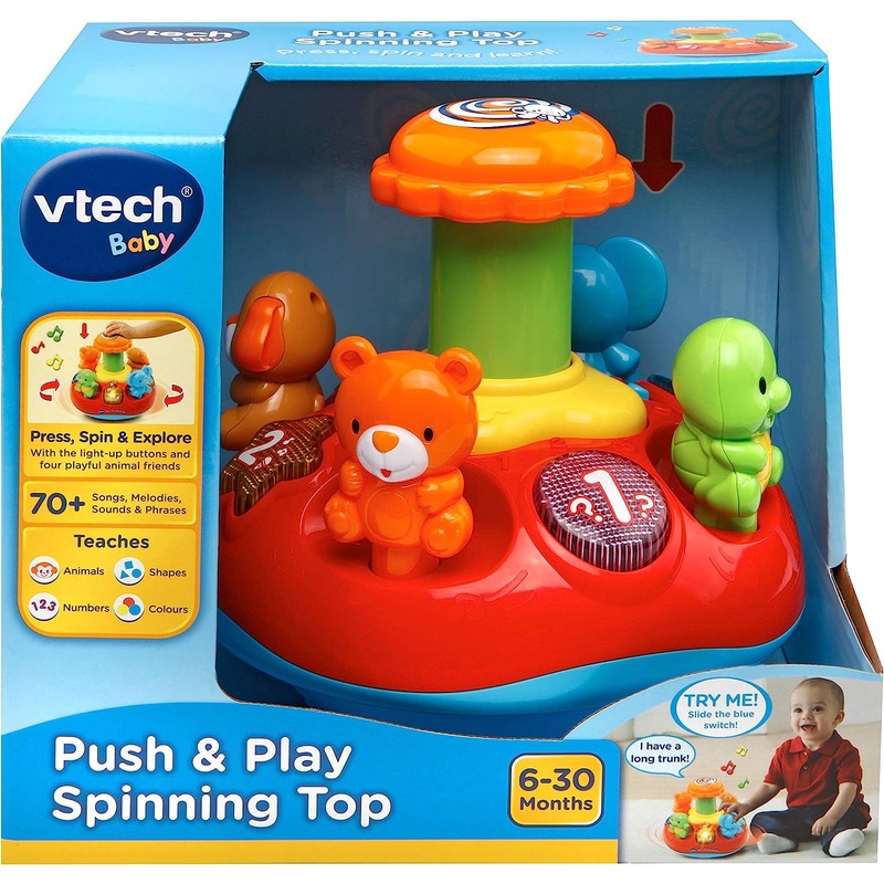 VTECH 186303 BABY PUSH & PLAY SPINNING TOP