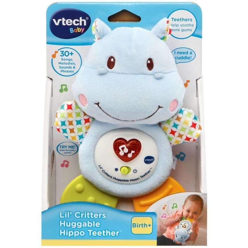 VTECH 502503 LITTLE FRIENDLIES HAPPY HIPPO TEETHER