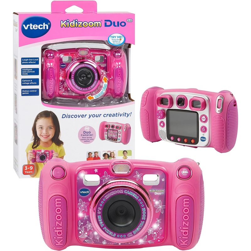VTECH 507153 KIDIZOOM DUO 5.00 CAMERA PINK