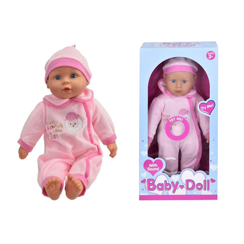 TOYMASTER TY1738 16 INCH BABY DOLL WITH SOUND