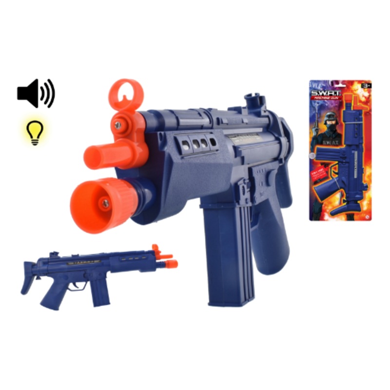TOYMASTER TY2473 S.W.A.T MACHINE GUN WITH LIGHT AND SOUNDS