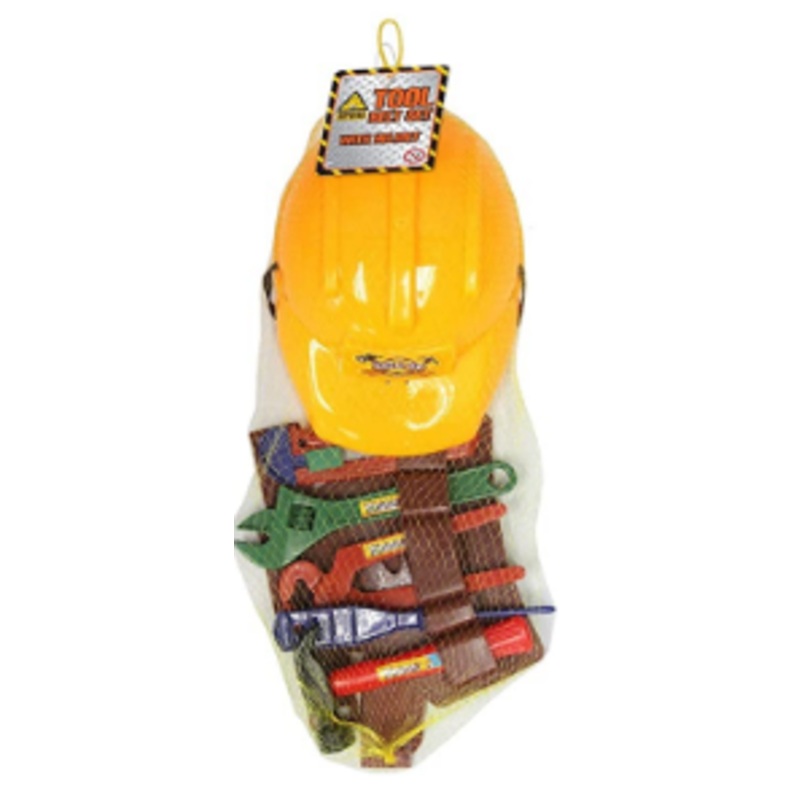 TOYMASTER TY248 TOOL BELT SET WITH HELMET