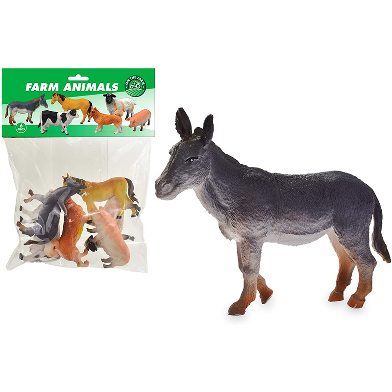 TOYMASTER TY3722 FARM ANIMALS LARGE 6 PACK