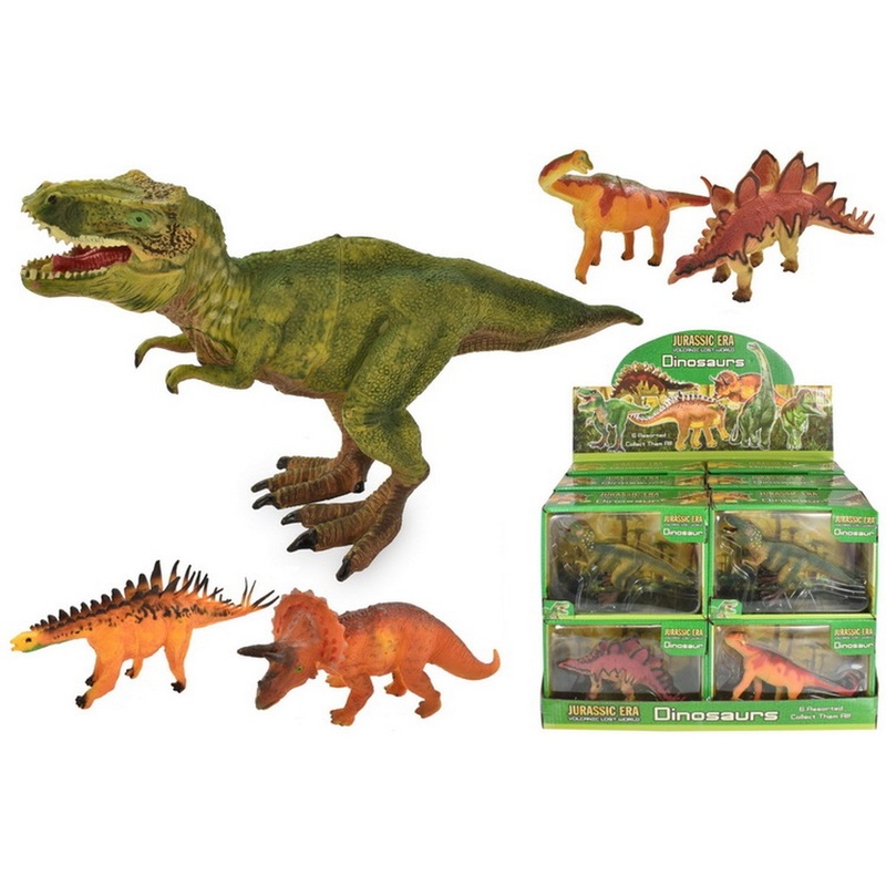 TOYMASTER TY4093 JURASSIC ERA DINOSAUR IN DISPLAY BOX (DESIGNS VARY)