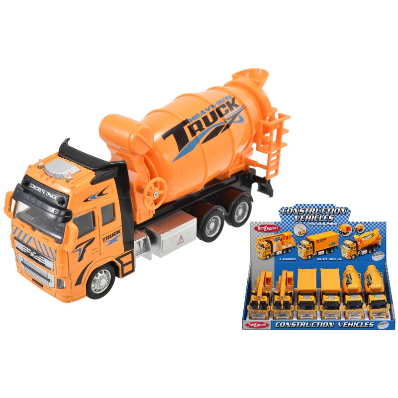 TOYMASTER TY4201 CONSTRUCTION PULL BACK VEHICLE (ONE SUPPLIED AT RANDOM)