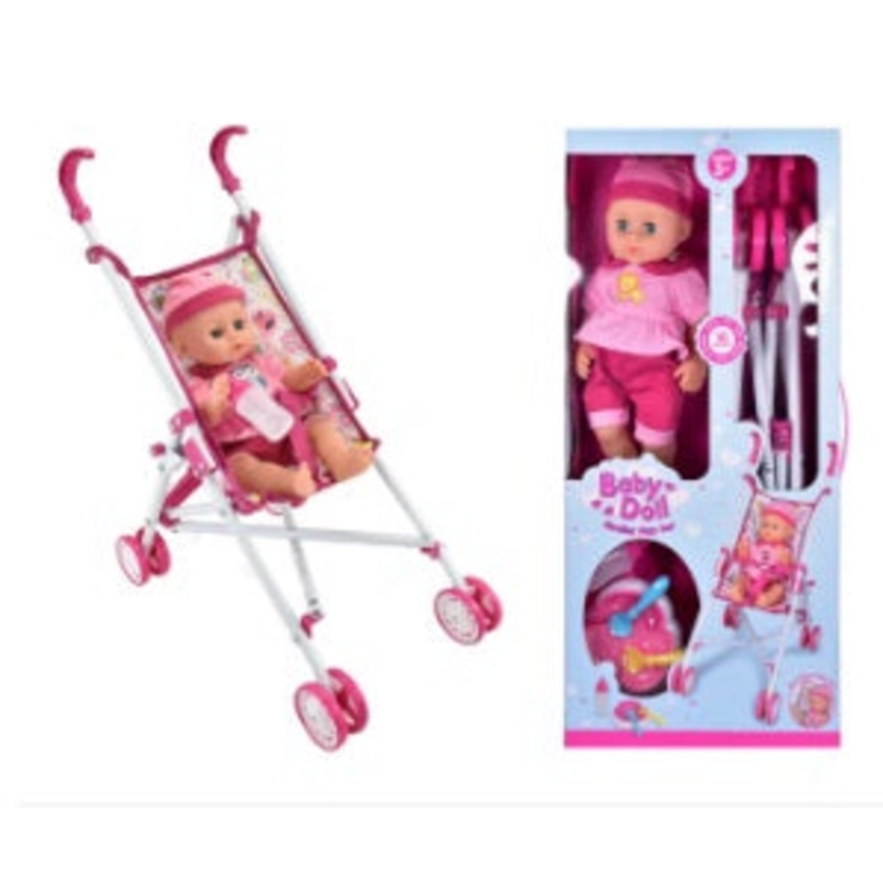 TOYMASTER TY4318 DOLL AND STROLLER SET