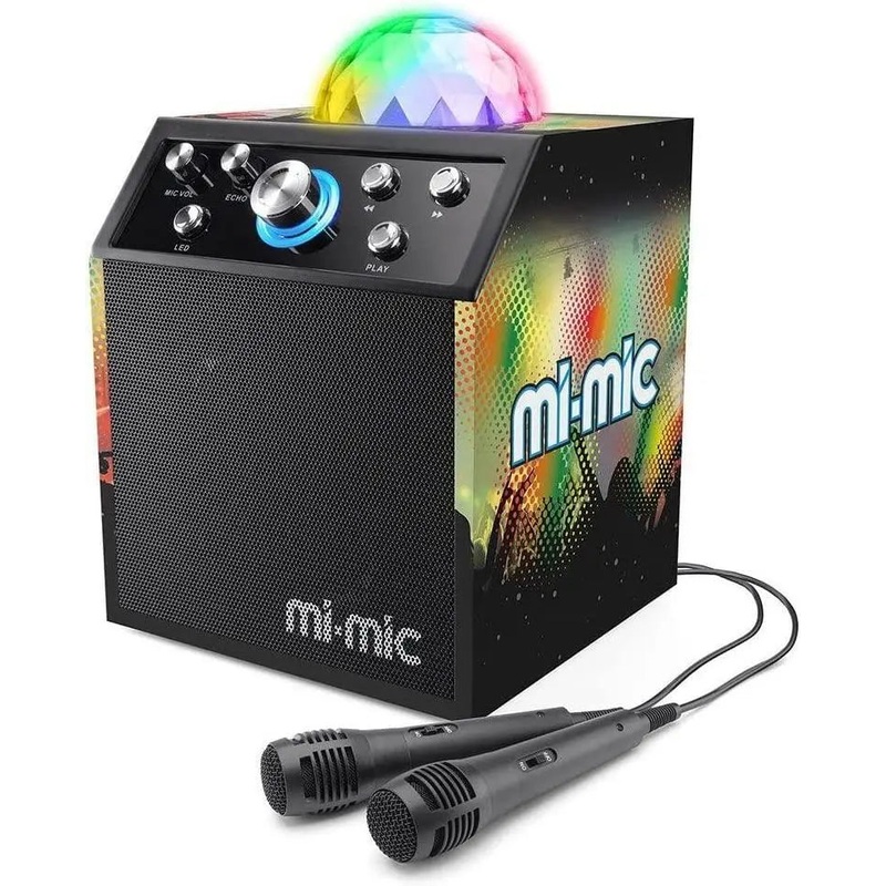 TOYMASTER TY6088A Mi Mic KARAOKE CUBE SPEAKER & TWO MIC