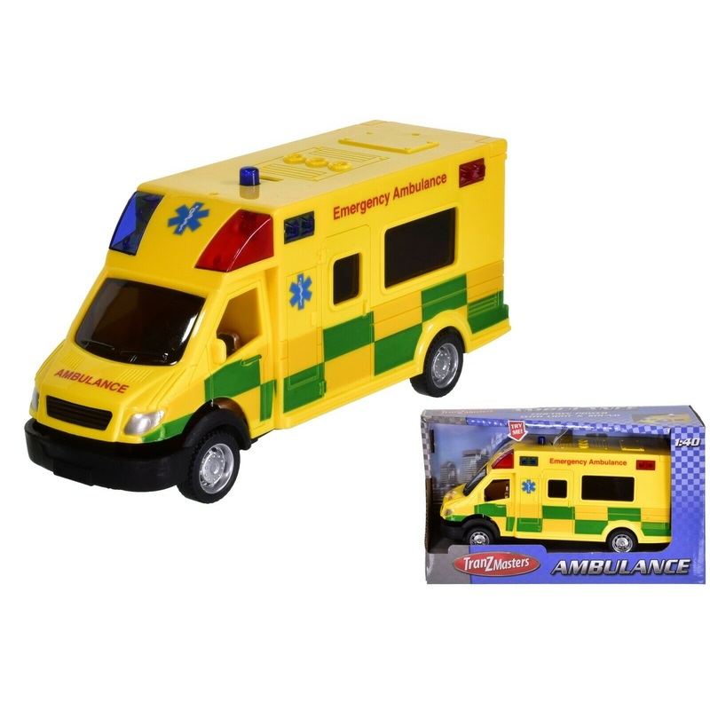 TOYMASTER TY6384 FRICTION AMBULANCE WITH LIGHT & SOUND