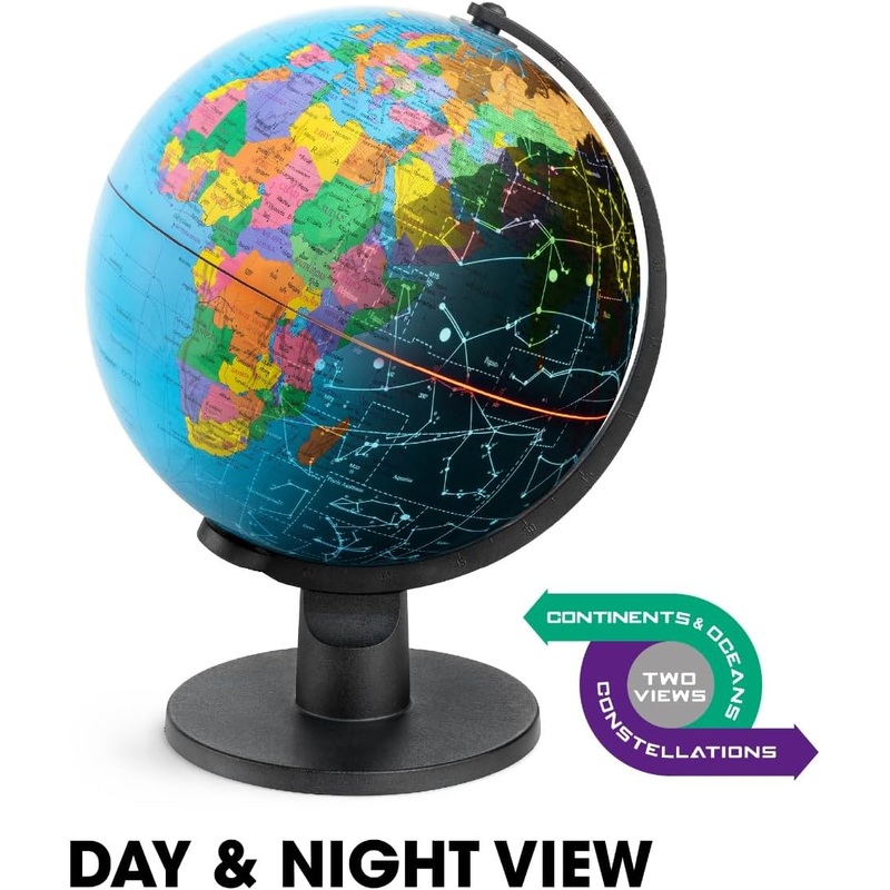 TOYRIFIC TY6377 SCIENCE 2IN1 GLOBE EARTH AND CONSTELLATIONS