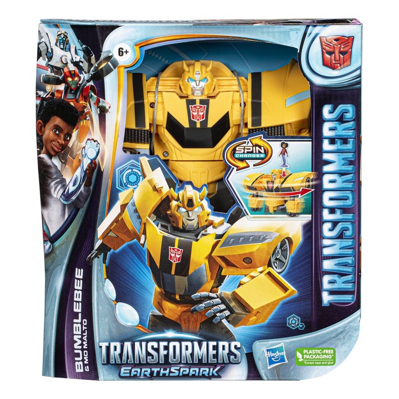 TRANSFORMERS F7662 EARTHSPARK BUMBLEBEE & MO MALTO