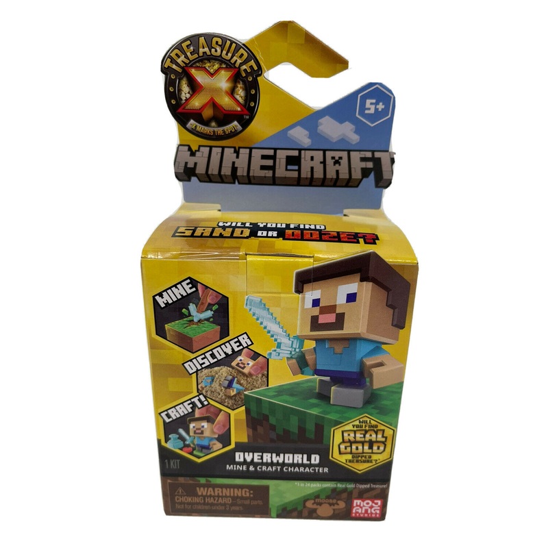 TREASURE X 41682 MINECRAFT OVERWORLD MINE & CHARACTER