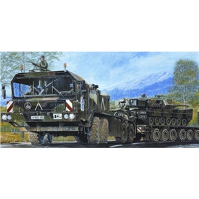TRUMPETER 00203 German Army Faun Panzer Transporter  1/35 SCALE