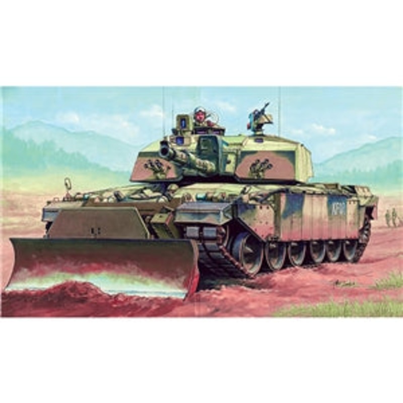 TRUMPETER 00345 BRITISH CHALLENGER 2 MBT KFOR  1/35 SCALE