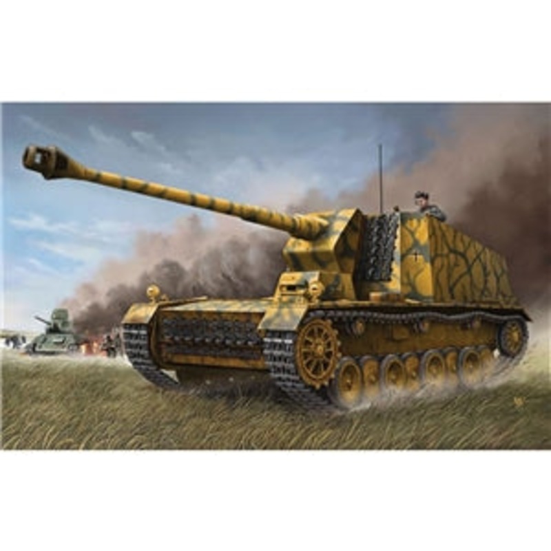 TRUMPETER 00350 German Army 12.8cm Selbstfahrlafette L/61 'Sturer Emil' Assault Gun  1/35 SCALE