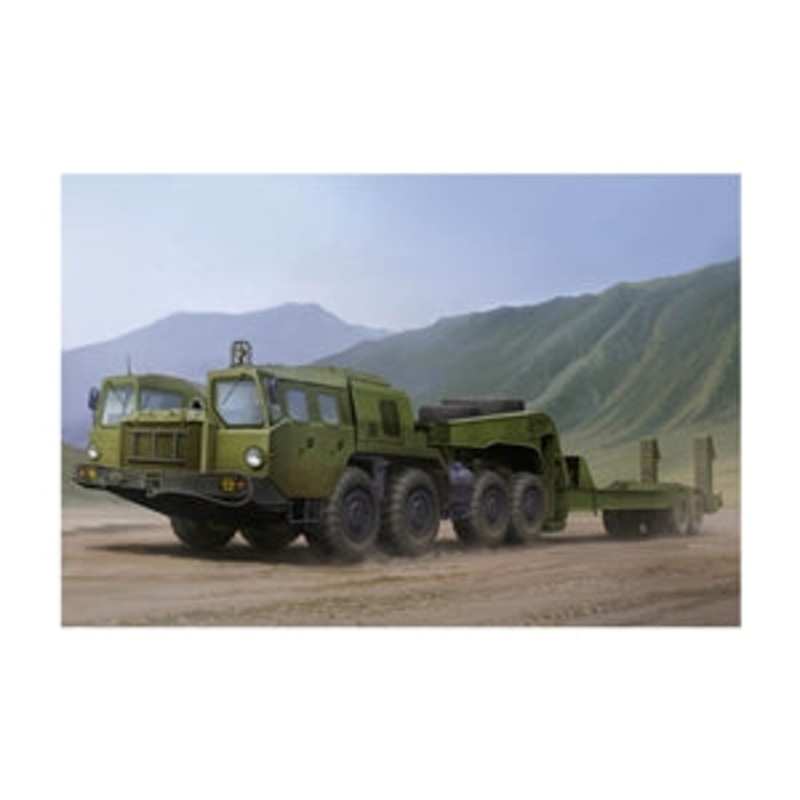 TRUMPETER 01056 MAZ-7410 TRACTOR W/CHMZAP-5247G 1/35 SCALE