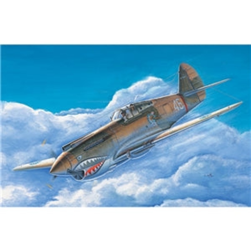 TRUMPETER  01632 P-40B/C Kittyhawk WWII Fighter Aircraft  1/72 SCALE