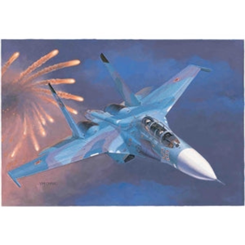 TRUMPETER 01645 RUSSIAN SU-27UB FLANKER C  1/72 SCALE