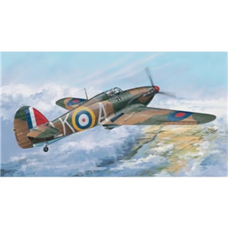 TRUMPETER  02414 British Royal Air Force Hurricane Mk I Fighter Aircraft  1/24 SCALE