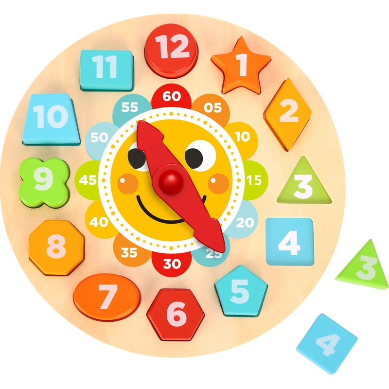 TOOKY TL675 WOODEN CLOCK PUZZLE