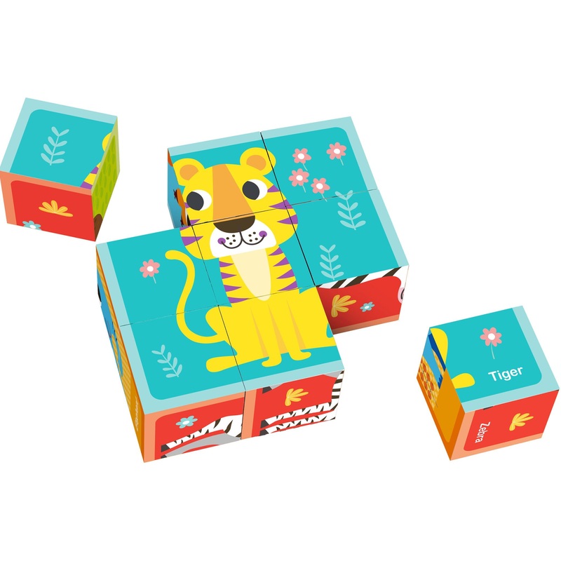 TOOKY TL690 WOODEN ANIMAL BLOCK PUZZLE