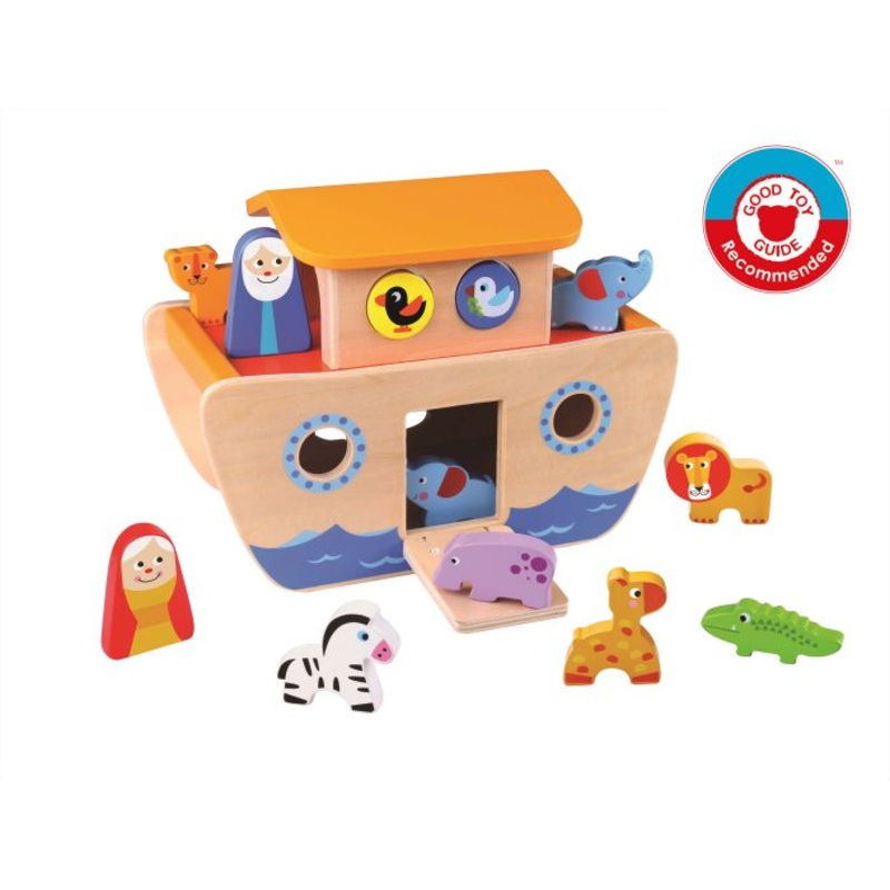 TOOKY TOY TKC304 WOODEN NOAHS ARK