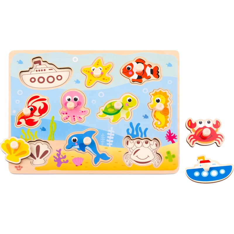 TOOKY TOY TY856 WOODEN MARINE PUZZLE