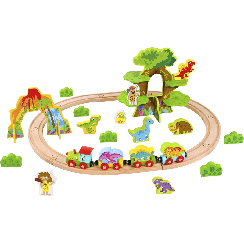 TOOKY TOYS TKI054 SMALL DINOSAUR TRAIN SET