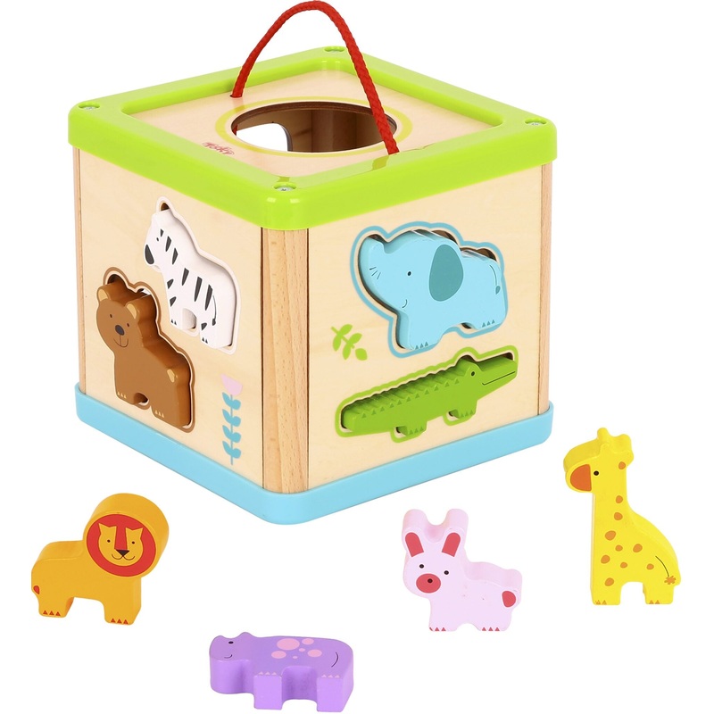 TOOKY TOYS TL642 WOODEN ANIMAL SORTER