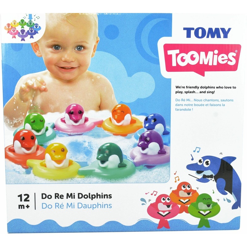TOOMIES E6528C1 DO RE MI DOLPHINS BATH TOY