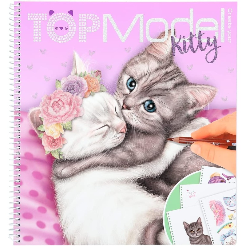 TOP MODEL 0412282 CREATE YOUR KITTY COLOURING BOOK