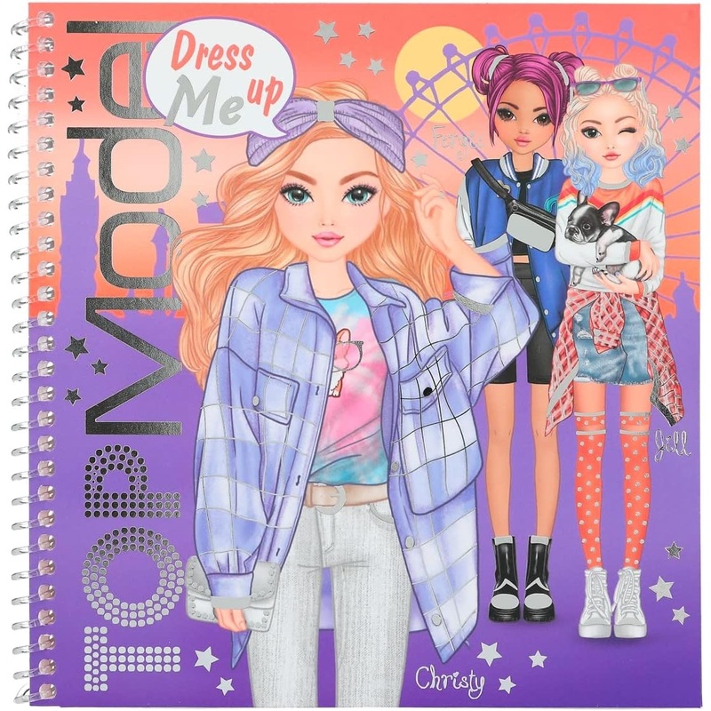 TOP MODEL 0412446 DRESS ME UP STICKERBOOK