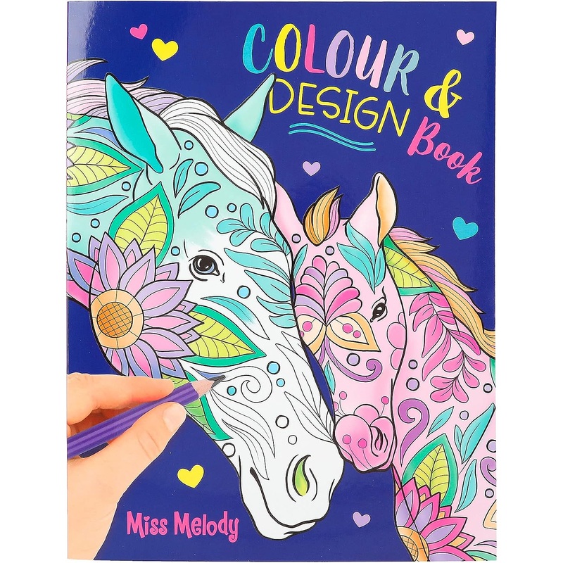 TOP MODEL 0412452 MISS MELODY COLOUR & DESIGN BOOK