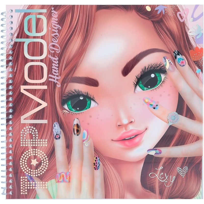 TOP MODEL 0612292 CREATE YOUR HAND-DESIGNER COLOURING BOOK