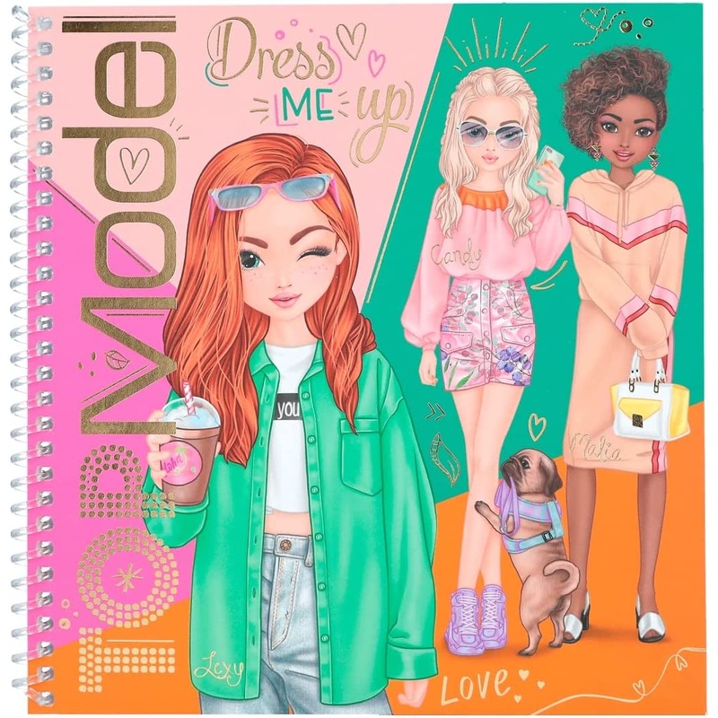 TOP MODEL 12288 DRESS ME UP STICKER BOOK