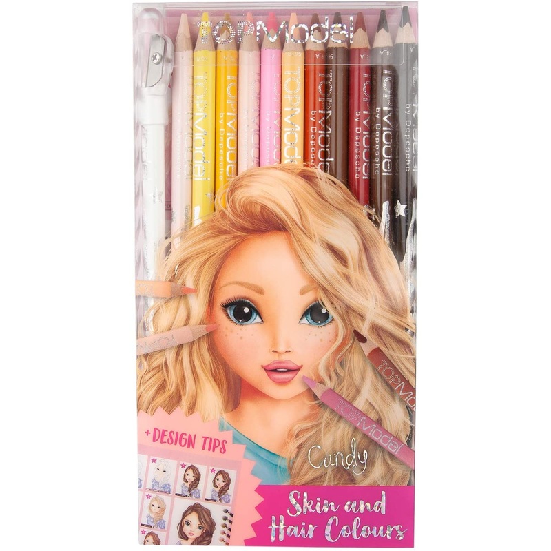 TOP MODEL 5678 SKIN AND HAIR COLOURED PENCILS