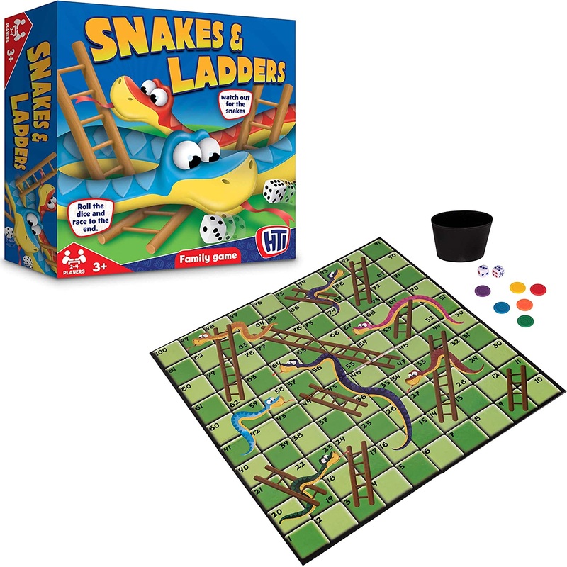 TOYMASTER 1374325 SNAKES & LADDERS FAMILY GAME