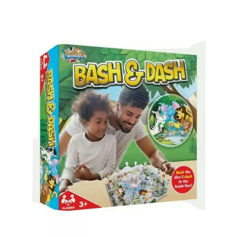 TOYMASTER 1374855 BASH & DASH LUDO GAME