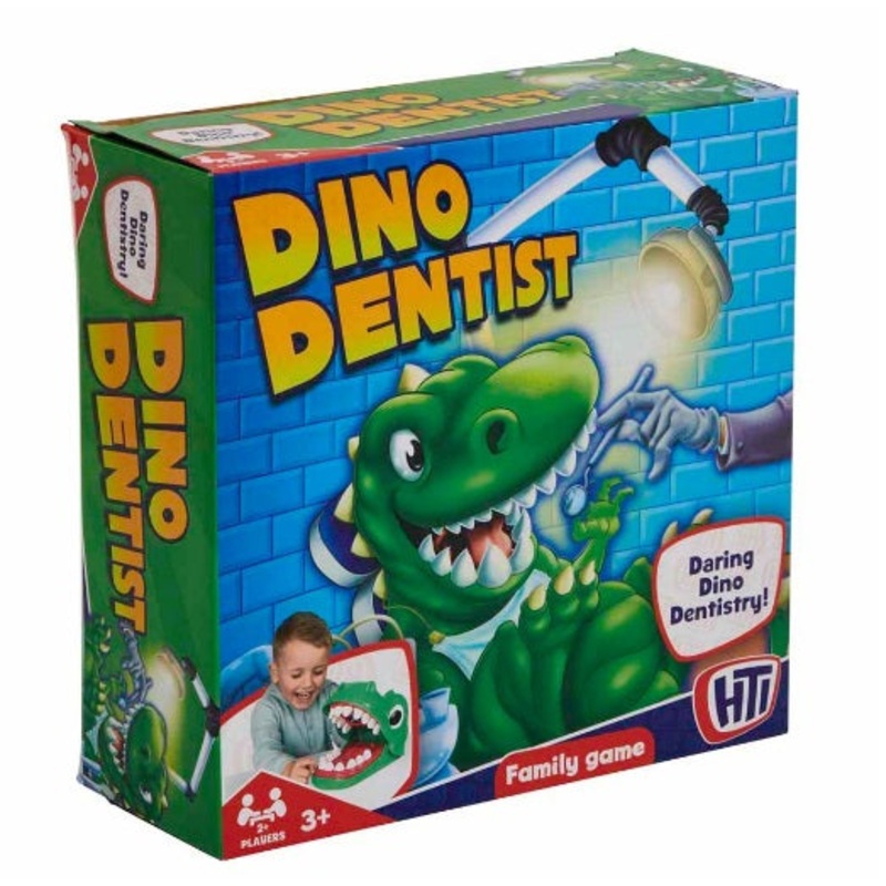 TOYMASTER 1375473 DINO DENTIST FAMILY GAME