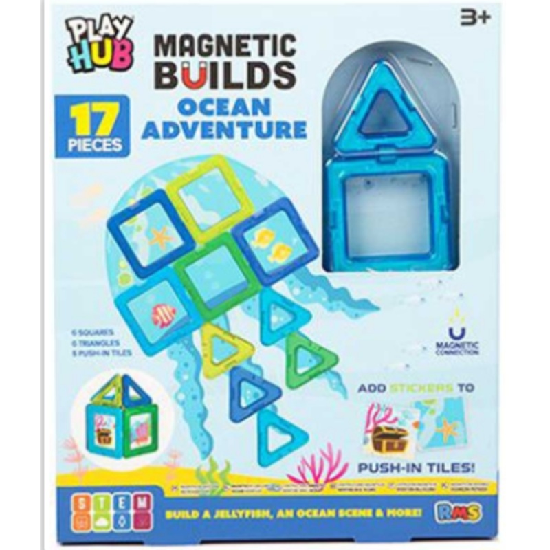 TOYMASTER 1679 MAGNETIC BUILDS (ASSORTED DESIGNS)