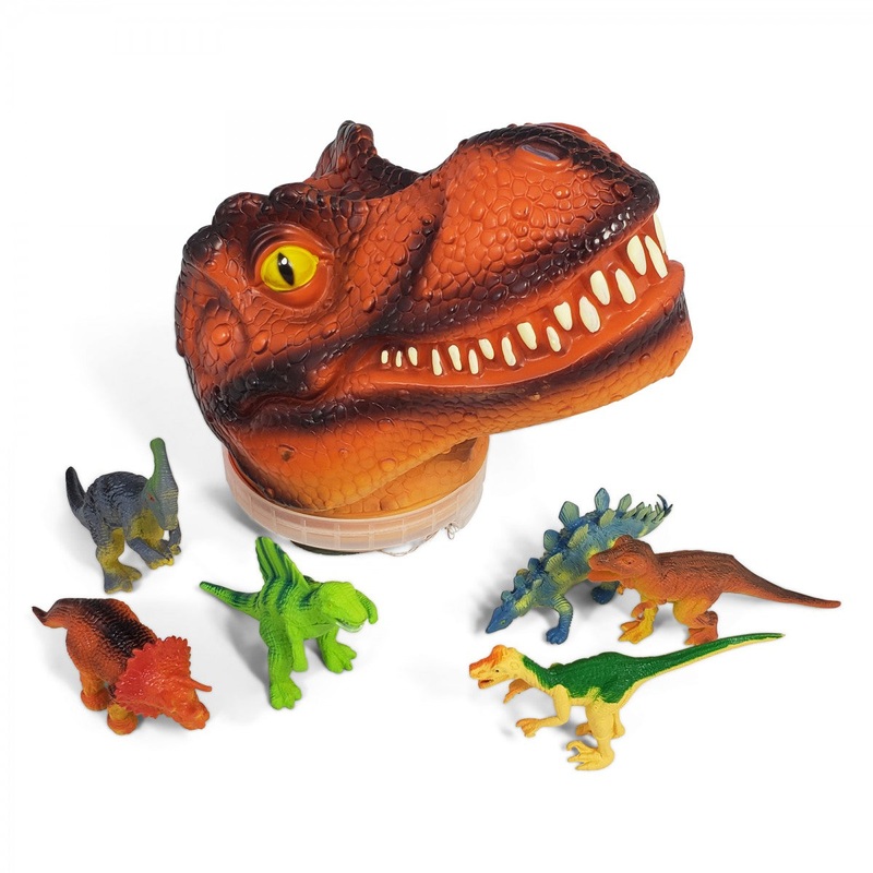 TOYMASTER SV20962 DINOSAURS IN HEAD SHAPED TUB