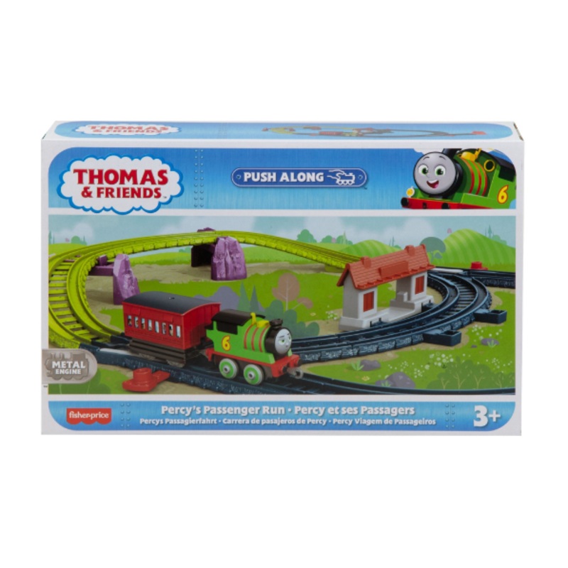 THOMAS AND FRIENDS HGY84 PUSH ALONG PERCYS PASSENGER RUN PLAYSET