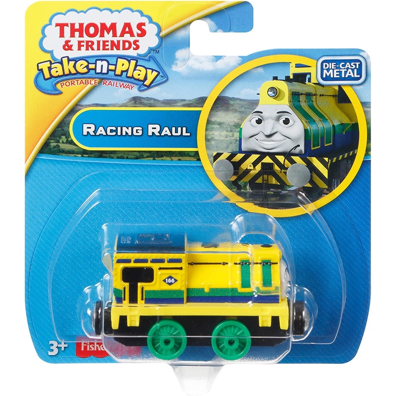 THOMAS AND FRIENDS TAKE N PLAY DLR77 RACING RAUL